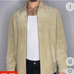 Banana Republic leather suede jacket